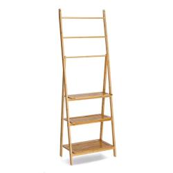 Une image pour le produit Étagère Échelle moyenne avec 3 étagères en Bambou