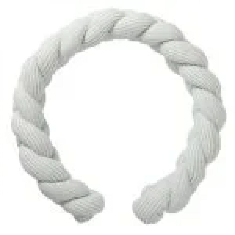 Une image pour le produit Tresse 200cm Rayé Vert de Gris Soft Stripes 