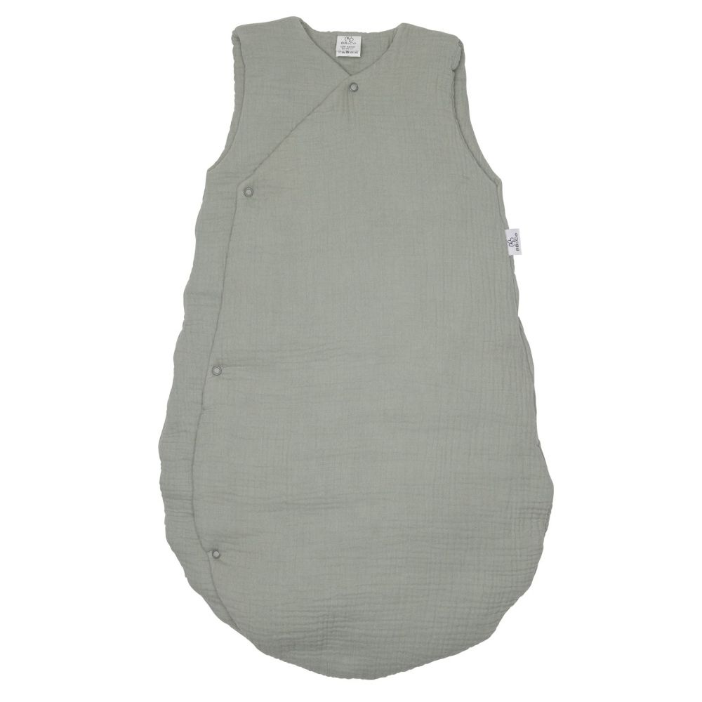 Une image pour le produit Gigoteuse Forme Kimono Gaze de Coton 6-18M Vert de Gris Mix & Match